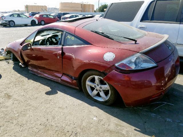 4A3AK24F56E055271 - 2006 MITSUBISHI ECLIPSE GS RED photo 3