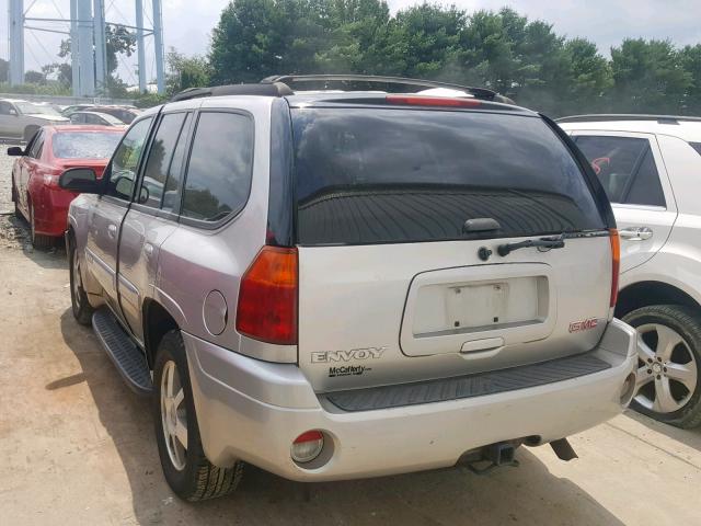 1GKDT13SX42239131 - 2004 GMC ENVOY SILVER photo 3