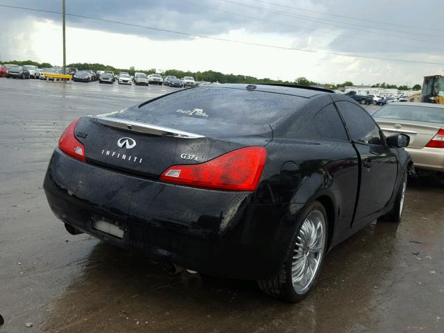 JNKCV64FX9M652452 - 2009 INFINITI G37 BLACK photo 4