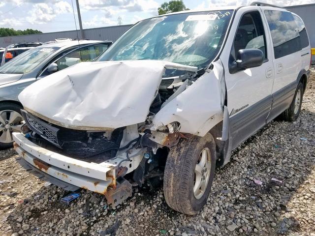 1GMDX03EX2D204915 - 2002 PONTIAC MONTANA WHITE photo 2