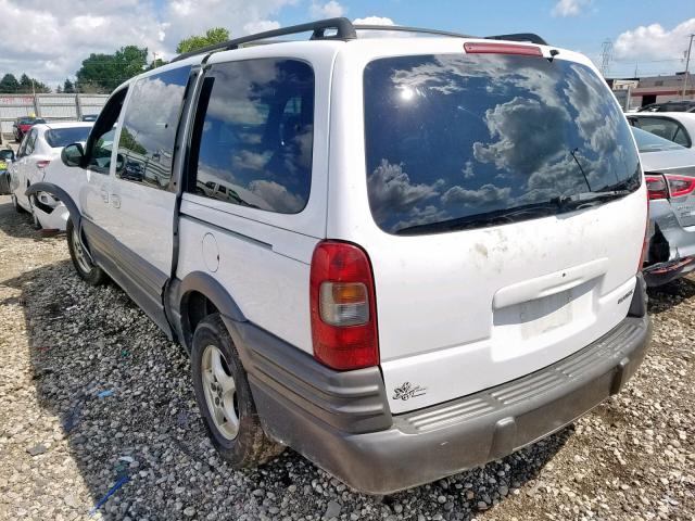 1GMDX03EX2D204915 - 2002 PONTIAC MONTANA WHITE photo 3