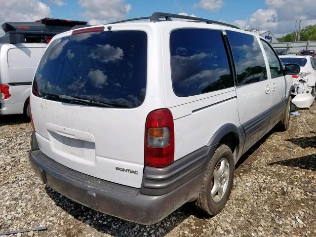 1GMDX03EX2D204915 - 2002 PONTIAC MONTANA WHITE photo 4