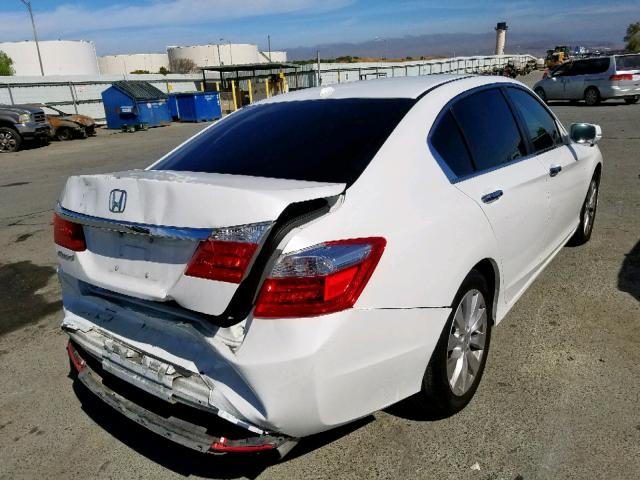 1HGCR2F89DA238149 - 2013 HONDA ACCORD EXL WHITE photo 4