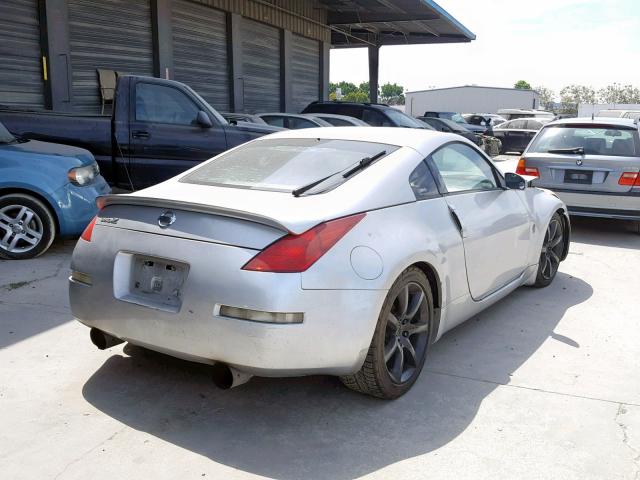 JN1AZ34E24T061133 - 2004 NISSAN 350Z COUPE SILVER photo 4