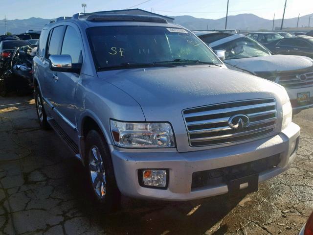 5N3AA08C34N810685 - 2004 INFINITI QX56 SILVER photo 1