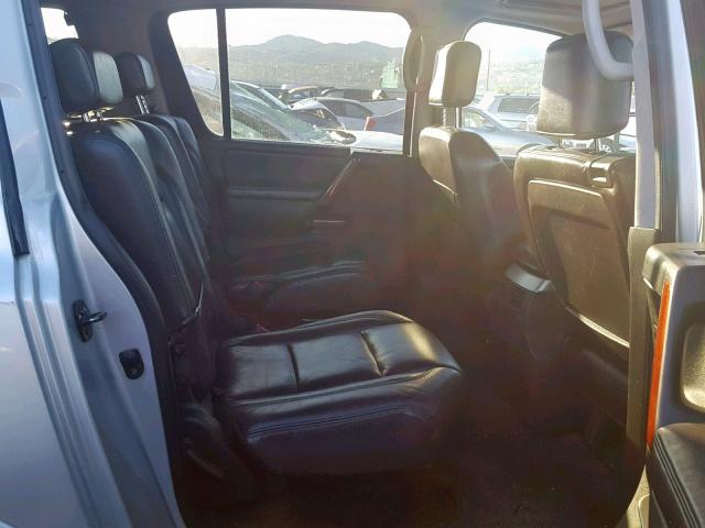 5N3AA08C34N810685 - 2004 INFINITI QX56 SILVER photo 6