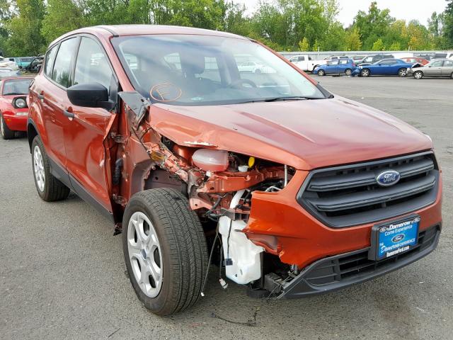 1FMCU0F71KUA55540 - 2019 FORD ESCAPE S ORANGE photo 1