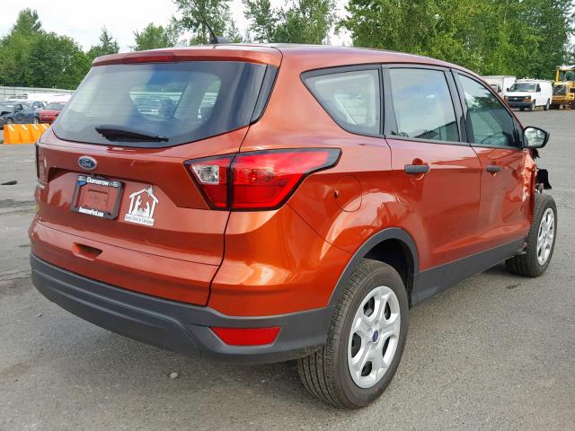 1FMCU0F71KUA55540 - 2019 FORD ESCAPE S ORANGE photo 4