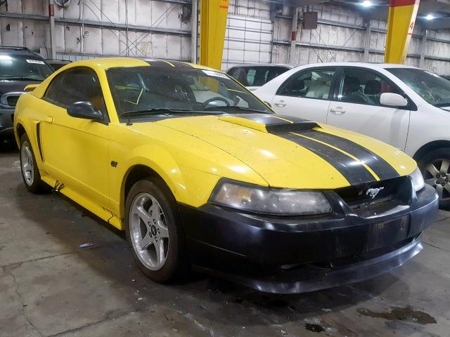 1FAFP42X03F409484 - 2003 FORD MUSTANG GT YELLOW photo 1