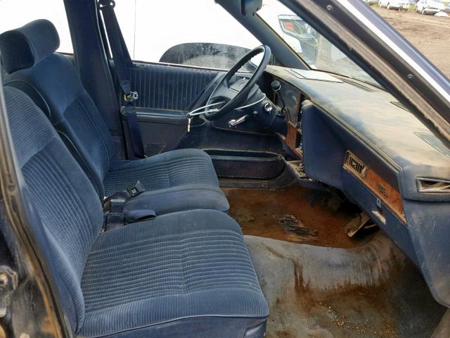 1G4AG54NXP6412108 - 1993 BUICK CENTURY SP BLUE photo 5