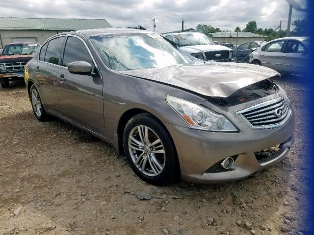 JN1CV6AR5CM676796 - 2012 INFINITI G37 BEIGE photo 1