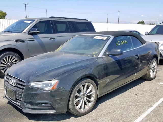 WAUAFAFH1DN014288 - 2013 AUDI A5 PREMIUM BLACK photo 2