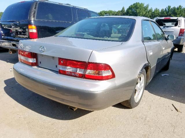 JT8BF28G710340248 - 2001 LEXUS ES 300 SILVER photo 4