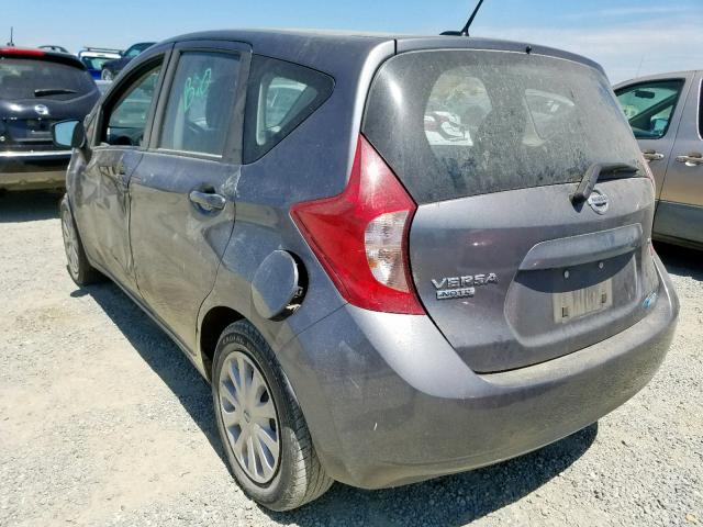 3N1CE2CP5GL364062 - 2016 NISSAN VERSA NOTE GRAY photo 3