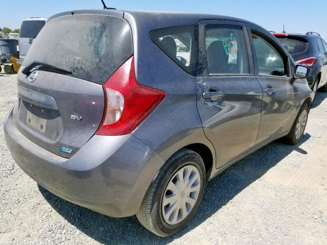 3N1CE2CP5GL364062 - 2016 NISSAN VERSA NOTE GRAY photo 4