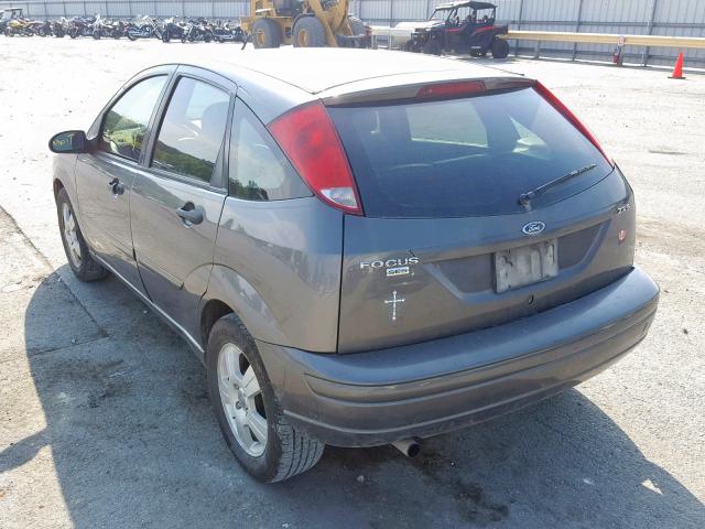 1FAFP37N46W181706 - 2006 FORD FOCUS ZX5 CHARCOAL photo 3