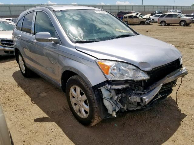 JHLRE38778C044456 - 2008 HONDA CR-V EXL SILVER photo 1