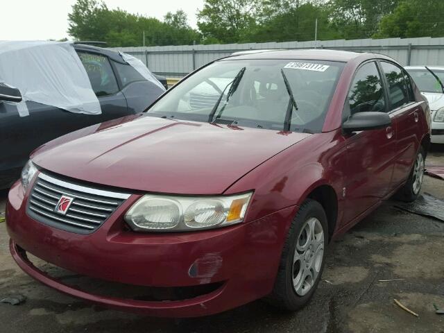 1G8AJ54F25Z144868 - 2005 SATURN ION LEVEL MAROON photo 2