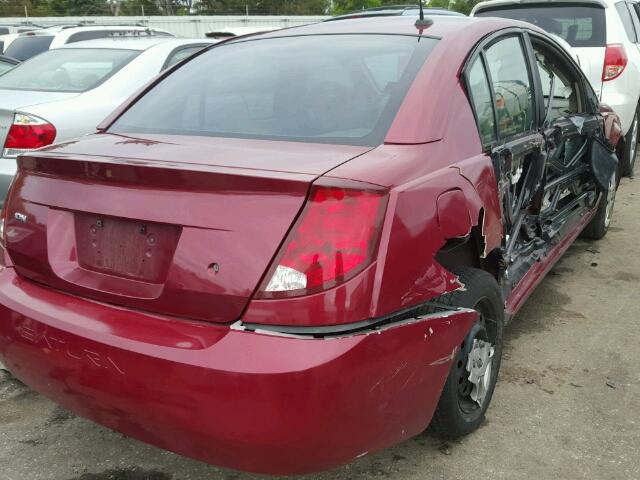 1G8AJ54F25Z144868 - 2005 SATURN ION LEVEL MAROON photo 4
