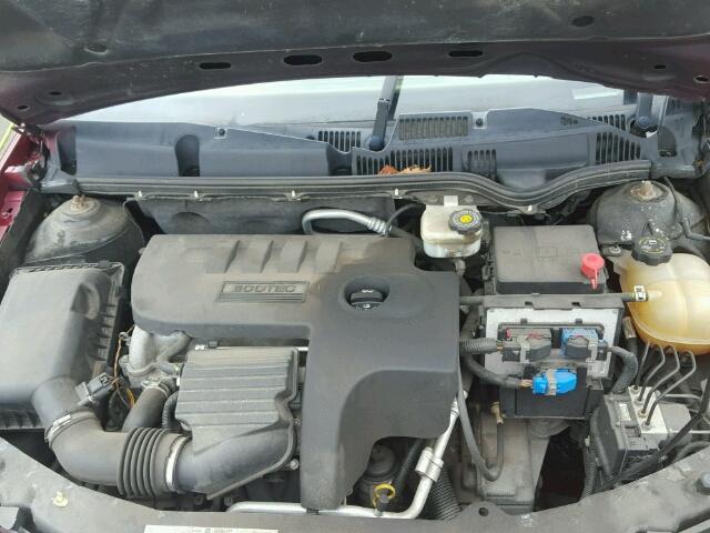 1G8AJ54F25Z144868 - 2005 SATURN ION LEVEL MAROON photo 7