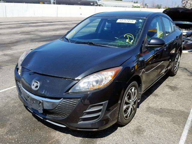 JM1BL1SG0A1230083 - 2010 MAZDA 3 I BLACK photo 2