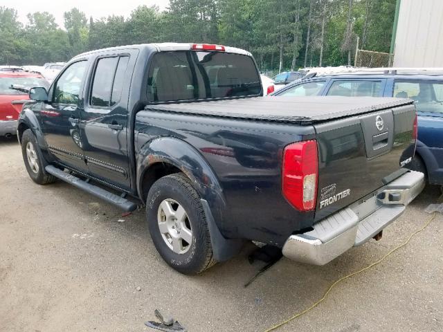 1N6AD07W76C449764 - 2006 NISSAN FRONTIER C BLACK photo 3