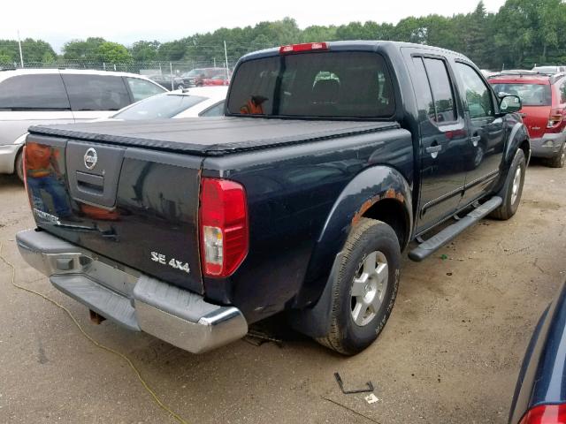 1N6AD07W76C449764 - 2006 NISSAN FRONTIER C BLACK photo 4