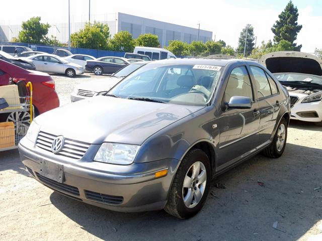 3VWSA69M14M107329 - 2004 VOLKSWAGEN JETTA GLS GRAY photo 2