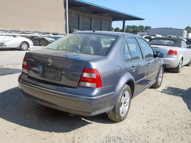 3VWSA69M14M107329 - 2004 VOLKSWAGEN JETTA GLS GRAY photo 4