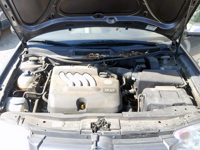 3VWSA69M14M107329 - 2004 VOLKSWAGEN JETTA GLS GRAY photo 7