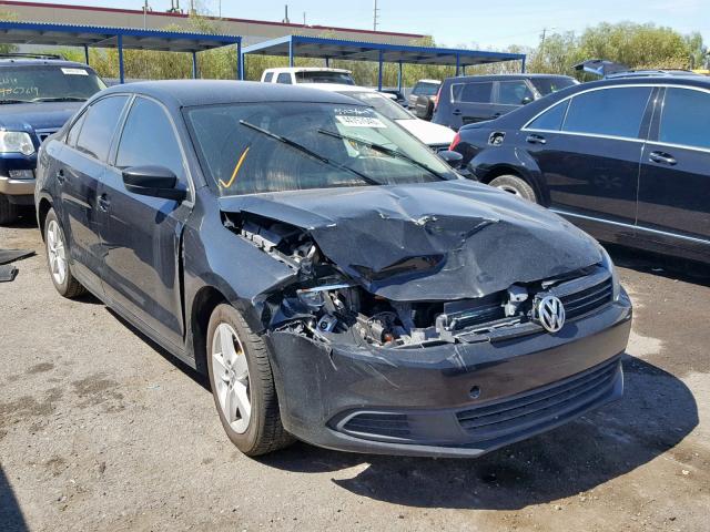 3VW1K7AJ5DM398322 - 2013 VOLKSWAGEN JETTA BASE BLACK photo 1