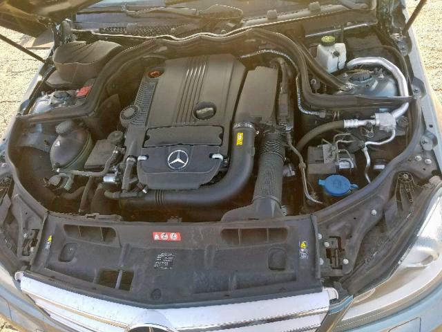 WDDGF4HB2CA597893 - 2012 MERCEDES-BENZ C 250 GRAY photo 7