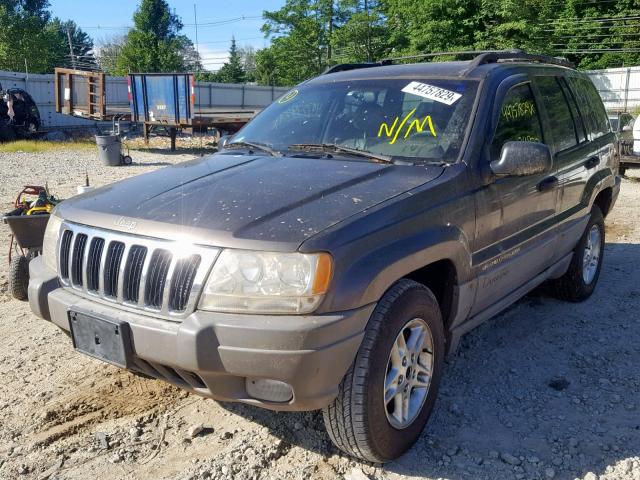 1J4GW48S8YC276554 - 2000 JEEP GRAND CHER GRAY photo 2