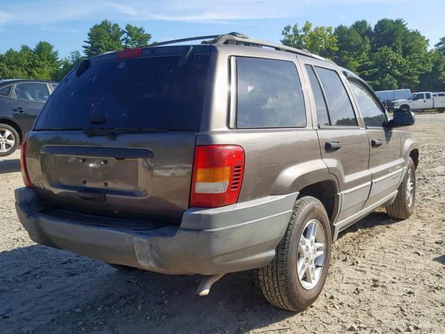 1J4GW48S8YC276554 - 2000 JEEP GRAND CHER GRAY photo 4