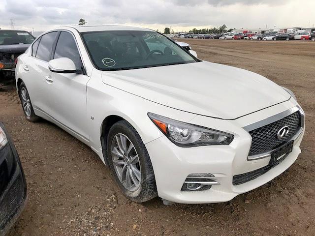 JN1BV7AR8FM392312 - 2015 INFINITI Q50 BASE WHITE photo 1