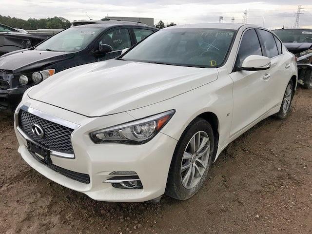 JN1BV7AR8FM392312 - 2015 INFINITI Q50 BASE WHITE photo 2