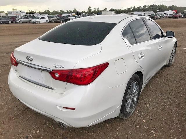 JN1BV7AR8FM392312 - 2015 INFINITI Q50 BASE WHITE photo 4