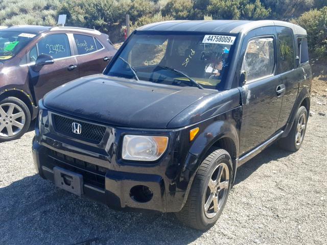 5J6YH28583L016774 - 2003 HONDA ELEMENT EX BLACK photo 2