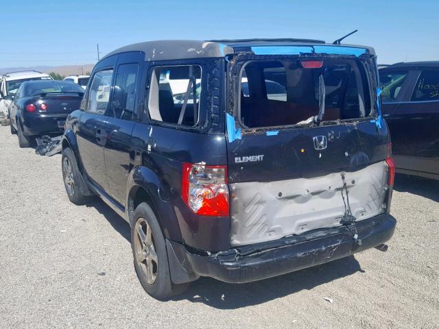 5J6YH28583L016774 - 2003 HONDA ELEMENT EX BLACK photo 3