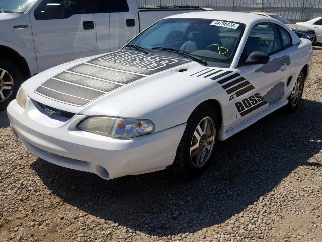 1FALP42T7SF225884 - 1995 FORD MUSTANG GT WHITE photo 2