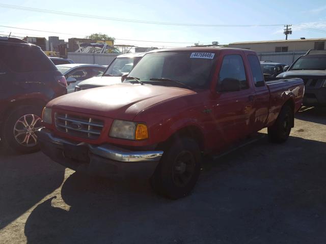 1FTYR44E93PB13804 - 2003 FORD RANGER SUP RED photo 2