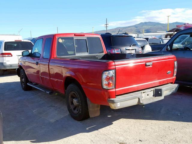 1FTYR44E93PB13804 - 2003 FORD RANGER SUP RED photo 3