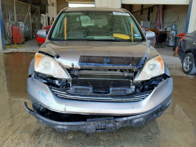 JHLRE38747C031033 - 2007 HONDA CR-V EXL SILVER photo 9