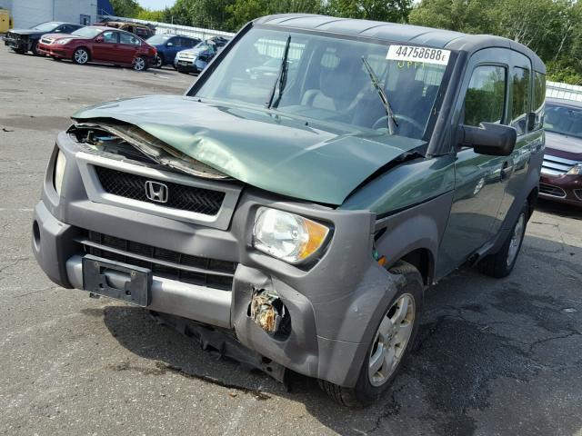 5J6YH28513L002506 - 2003 HONDA ELEMENT EX GREEN photo 2