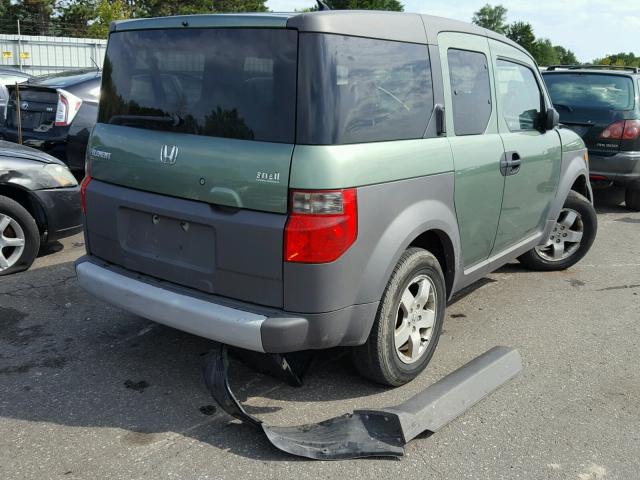 5J6YH28513L002506 - 2003 HONDA ELEMENT EX GREEN photo 4