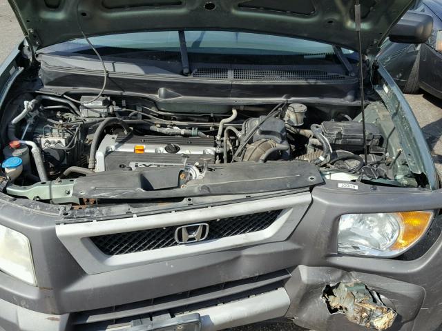 5J6YH28513L002506 - 2003 HONDA ELEMENT EX GREEN photo 7