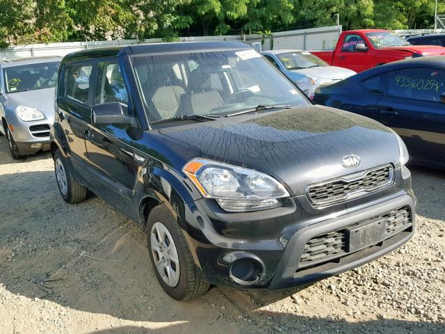 KNDJT2A57D7634016 - 2013 KIA SOUL BLACK photo 1