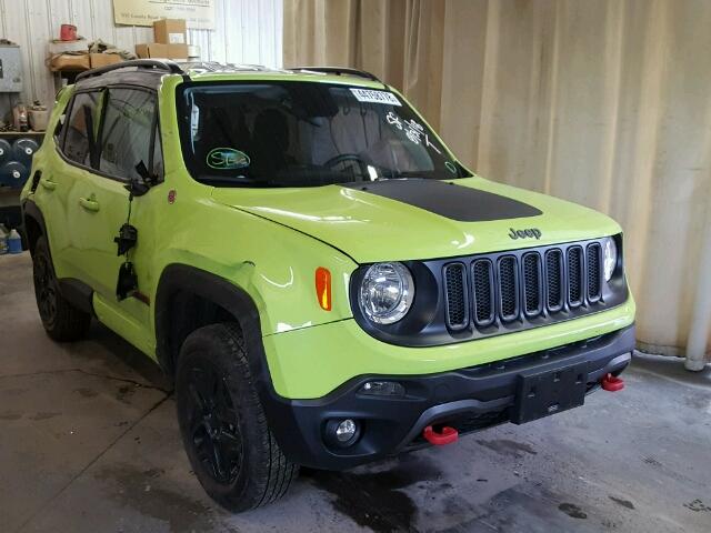 ZACCJBCB3JPG93547 - 2018 JEEP RENEGADE T GREEN photo 1