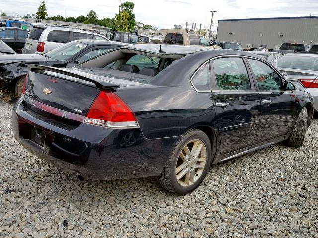 2G1WC5EM9A1223629 - 2010 CHEVROLET IMPALA LTZ BLACK photo 4