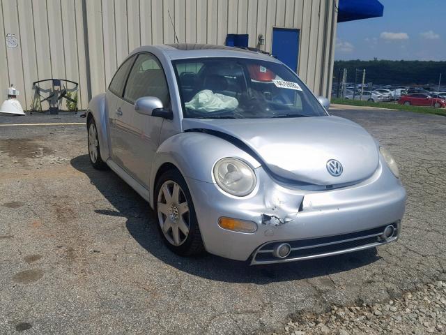 3VWDD21CX3M439568 - 2003 VOLKSWAGEN NEW BEETLE SILVER photo 1